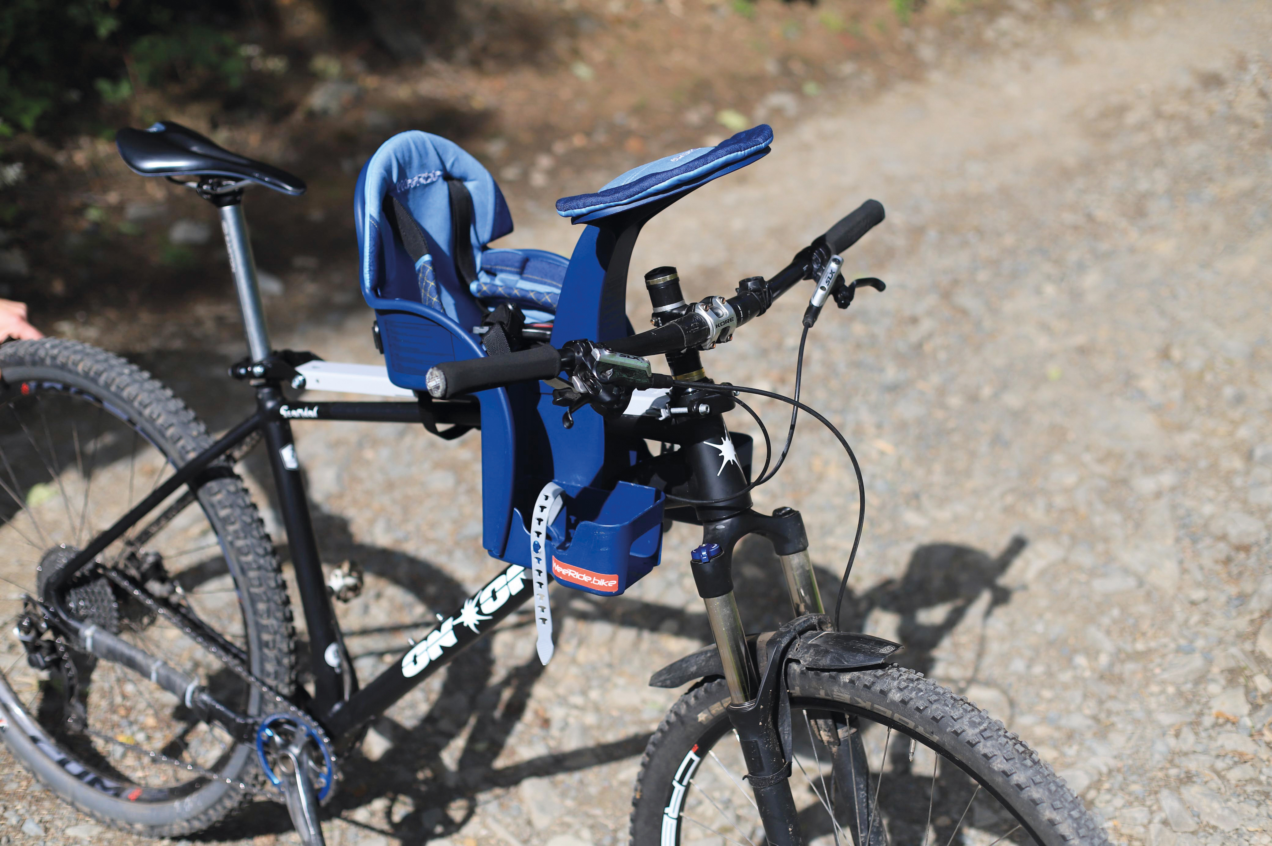 Bike with built 2024 in child seat